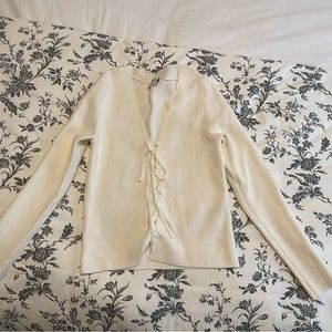 Abercrombie Cream Cardigan